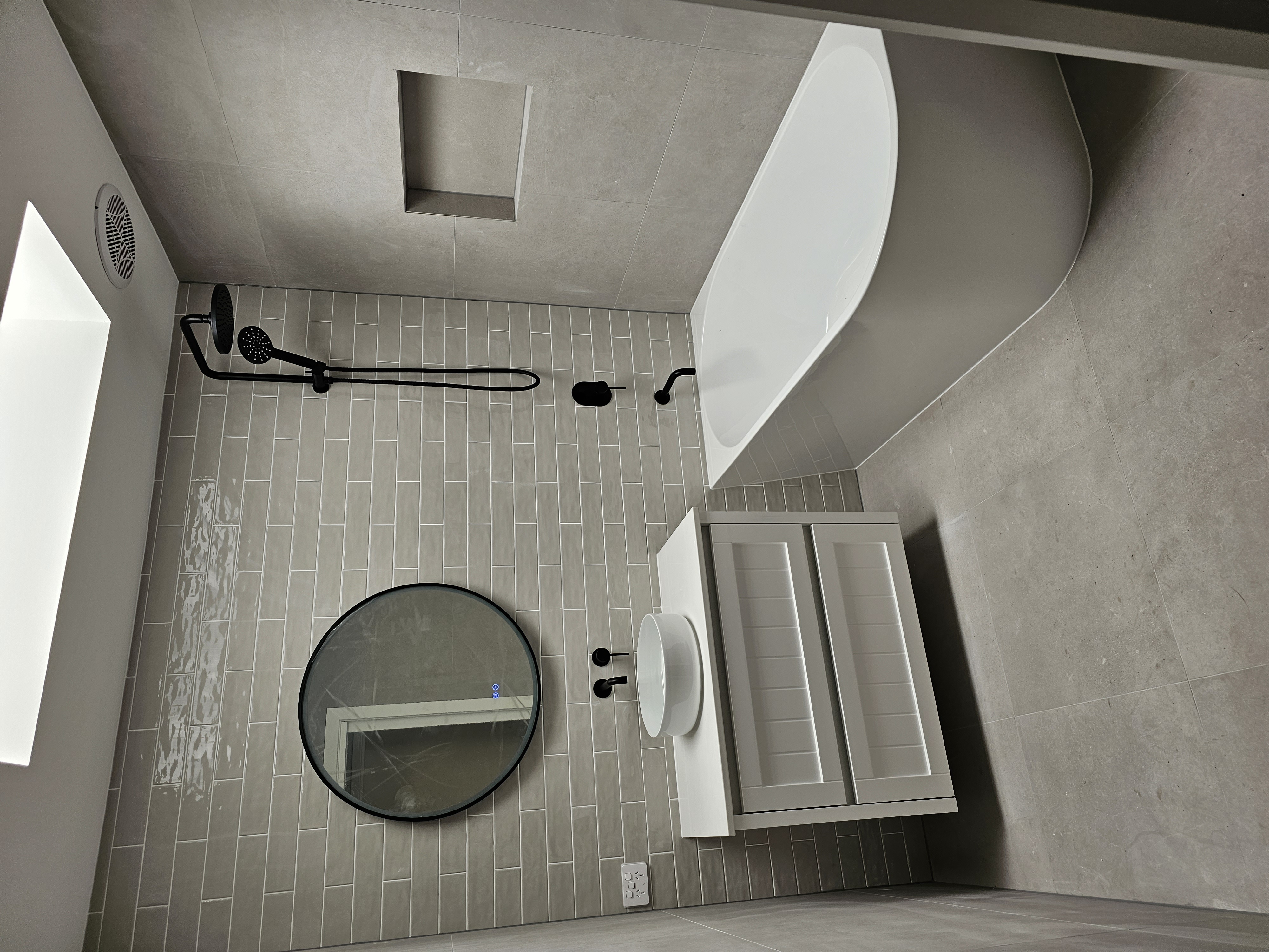 Bathroom after renovation