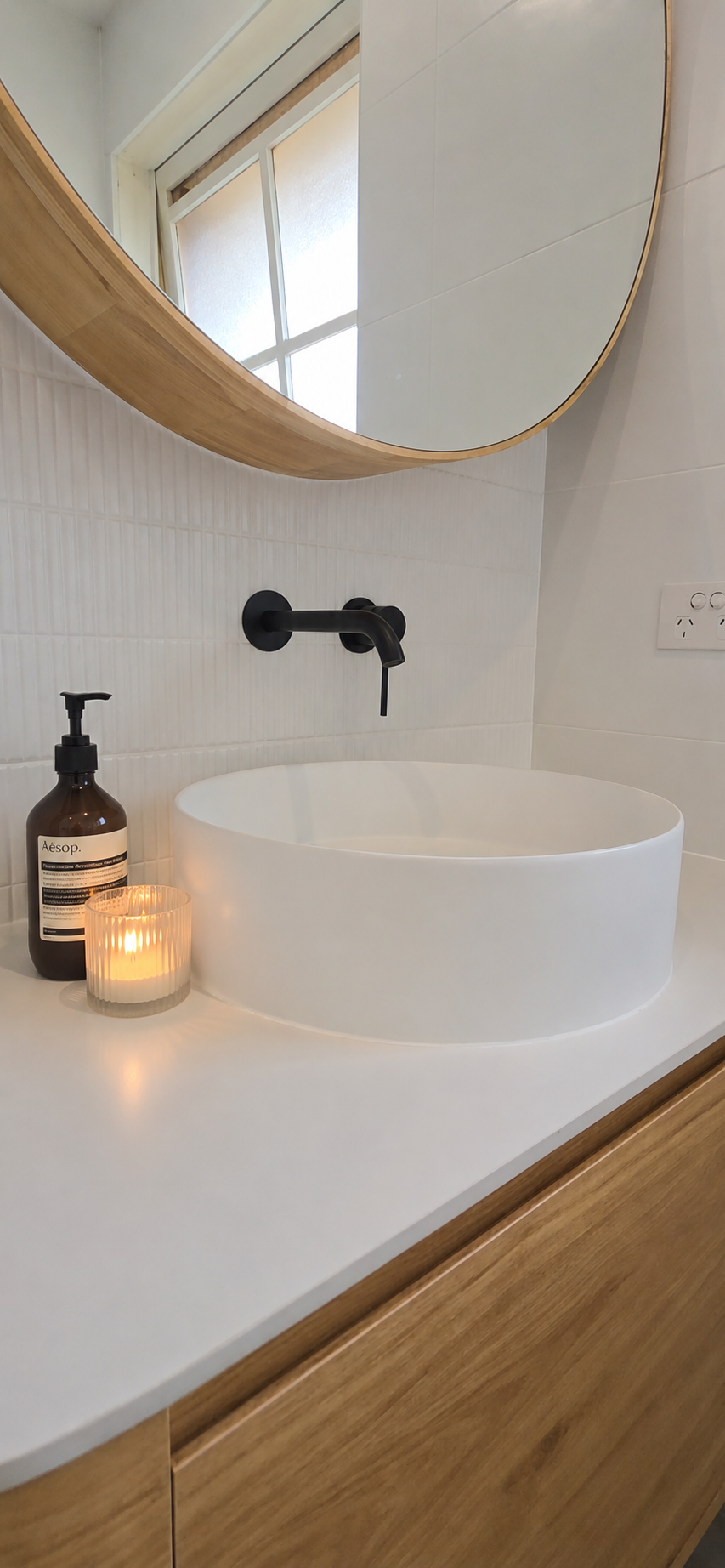 Premium vanity detail by iBuild Renovations